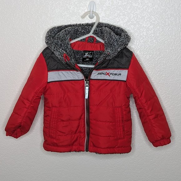 SALE - ZeroXposur Faux Fur LIned Hooded Ski Jacket/Coat (18m) - Picture 1 of 6